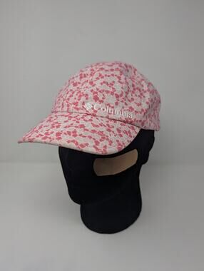 Columbia Hat Youth Girls O/S One Size Pink Floral Wick Nylon Adjustable